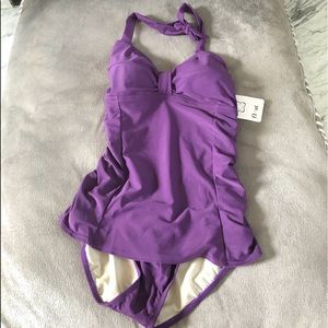 Float retro style swimsuit.